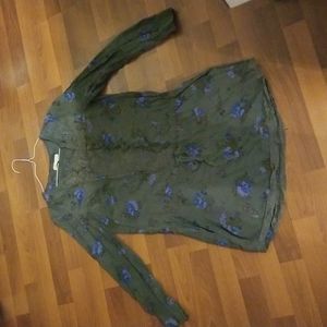 REBECCA TAYLOR Silk Tunic top size 8